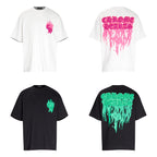 CHH Chrome Heart T Shirts Croix Flame Sanskrit Embroidery Printed T-Shirt Fashion Short Sleeve