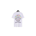 CHH Chrome Heart T Shirts Croix Cross Color Leather Printed Short Sleeve T-Shirt