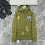 Chrome Heart Hoodie Croix Cross Hooded Sweater Loose Zip Cap
