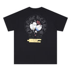 CHH Chrome Heart T Shirts Crowe Cartoon Comic Print Short Sleeve