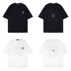 CHH Chrome Heart T Shirts Crowe T-Shirt Summer Short Sleeve Street Hip Hop