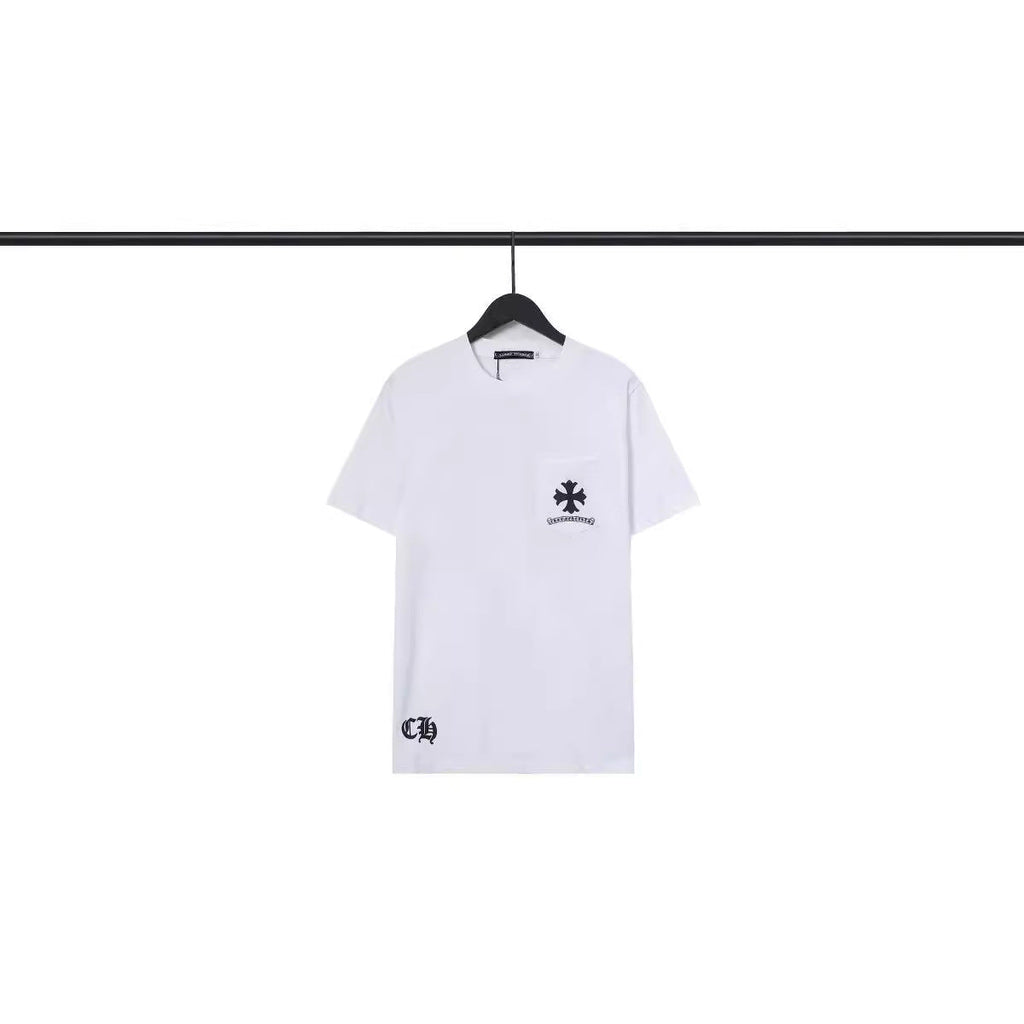 CHH Chrome Heart T Shirts Scroll Heart Gypsy Printed Crew Neck Short Sleeve T-Shirt