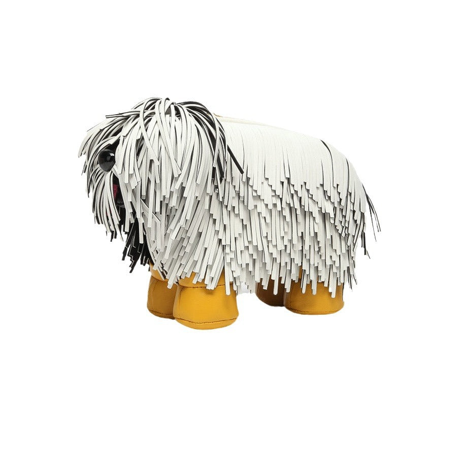 Chrome Heart Leather Bag Crossbody Bag