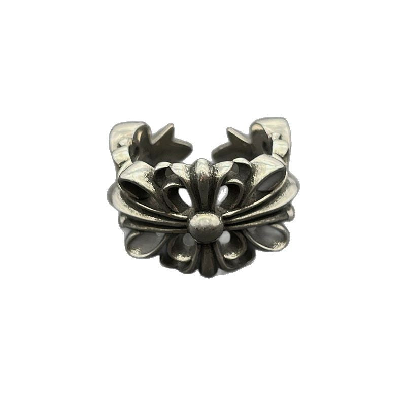 Chrome Heart Ring Vintage Cross