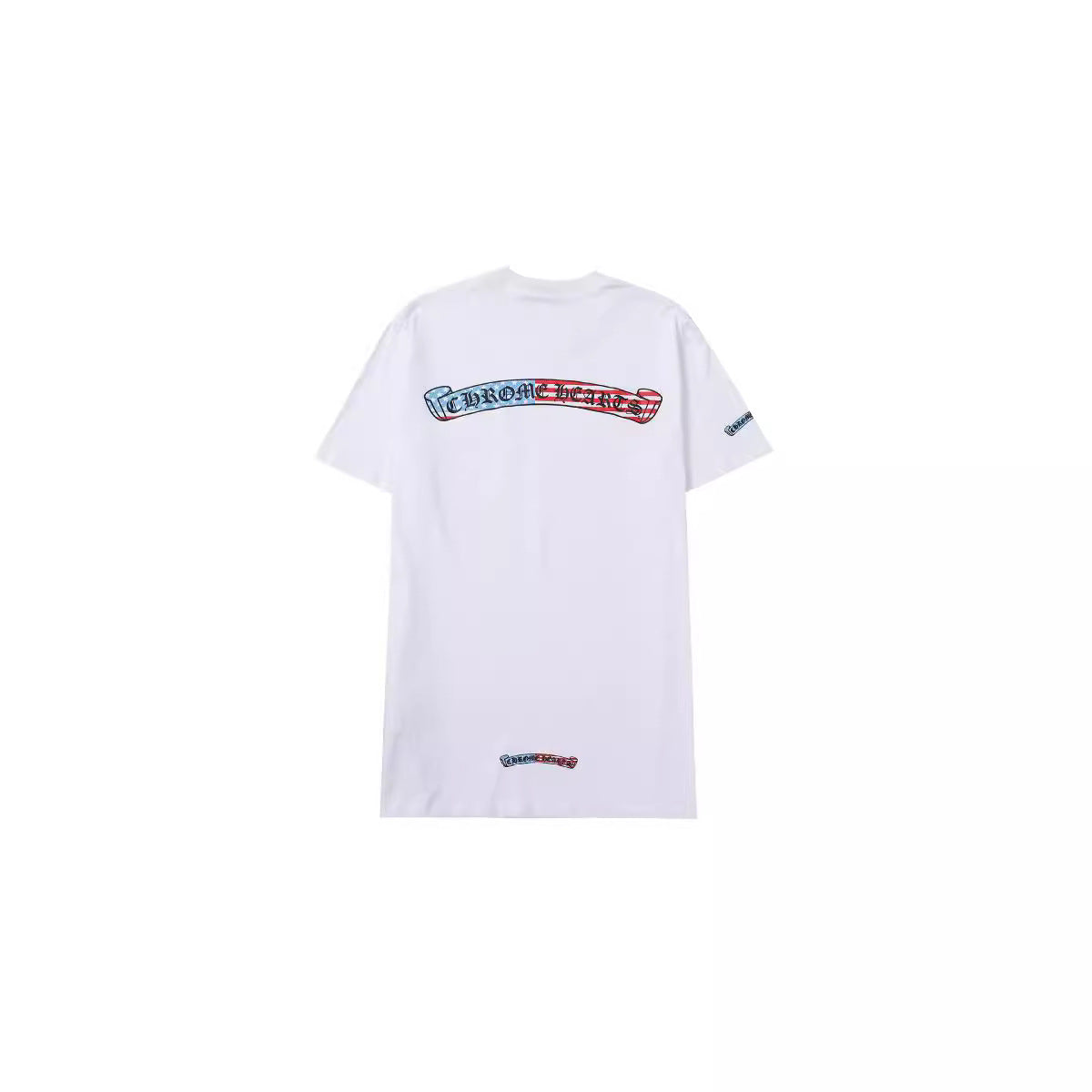 CHH Chrome Heart T Shirts Color Scroll Tiger Head Pattern Short Sleeve T-Shirt