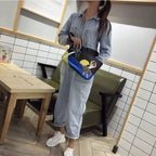 Chrome Heart Leather Bag Shoulder Crossbody Chain Bag