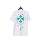 CHH Chrome Heart T Shirts Cross Casual Loose Cotton Crew Neck T-Shirt