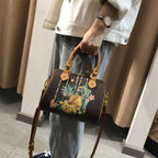 Chrome Heart Leather Bag Shoulder Crossbody Bag