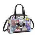 Chrome Heart Leather Bag Fashion Cartoon Print