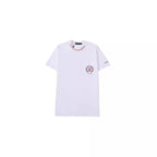 CHH Chrome Heart T Shirts Croix Cross Color Leather Printed Short Sleeve T-Shirt