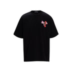 CHH Chrome Heart T Shirts Sanskrit Rainbow Cross Foam Short Sleeve T-Shirt
