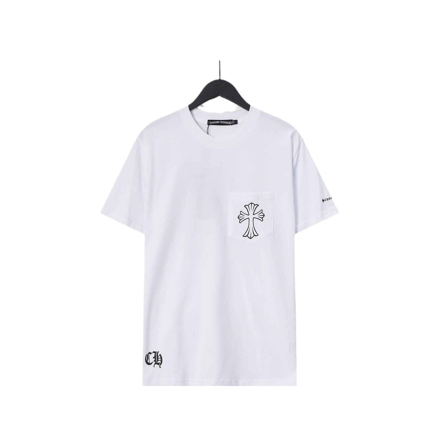 CHH Chrome Heart T Shirts Sanskrit Color Printing Loose Casual Crew Neck Short Sleeve T-Shirt