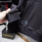 Chrome Heart Hoodie Crowe High Street Trendy Pullover Hooded Sweater