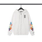 Chrome Heart Hoodie Croix Tires Zip Cardigan Hooded Sweater