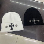 Chrome Heart Beanie Knitted Hat Autumn/Winter Male Female