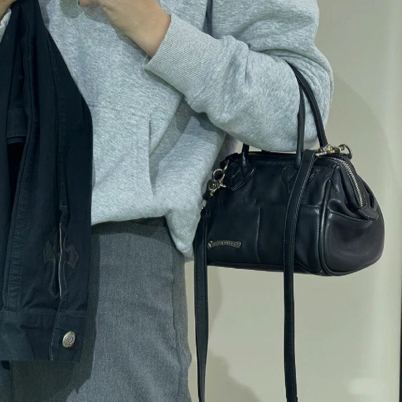 Chrome Heart Leather Bag Crossbody