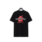 CHH Chrome Heart T Shirts CH Flower Sanskrit Casual Short Sleeve T-Shirt Loose