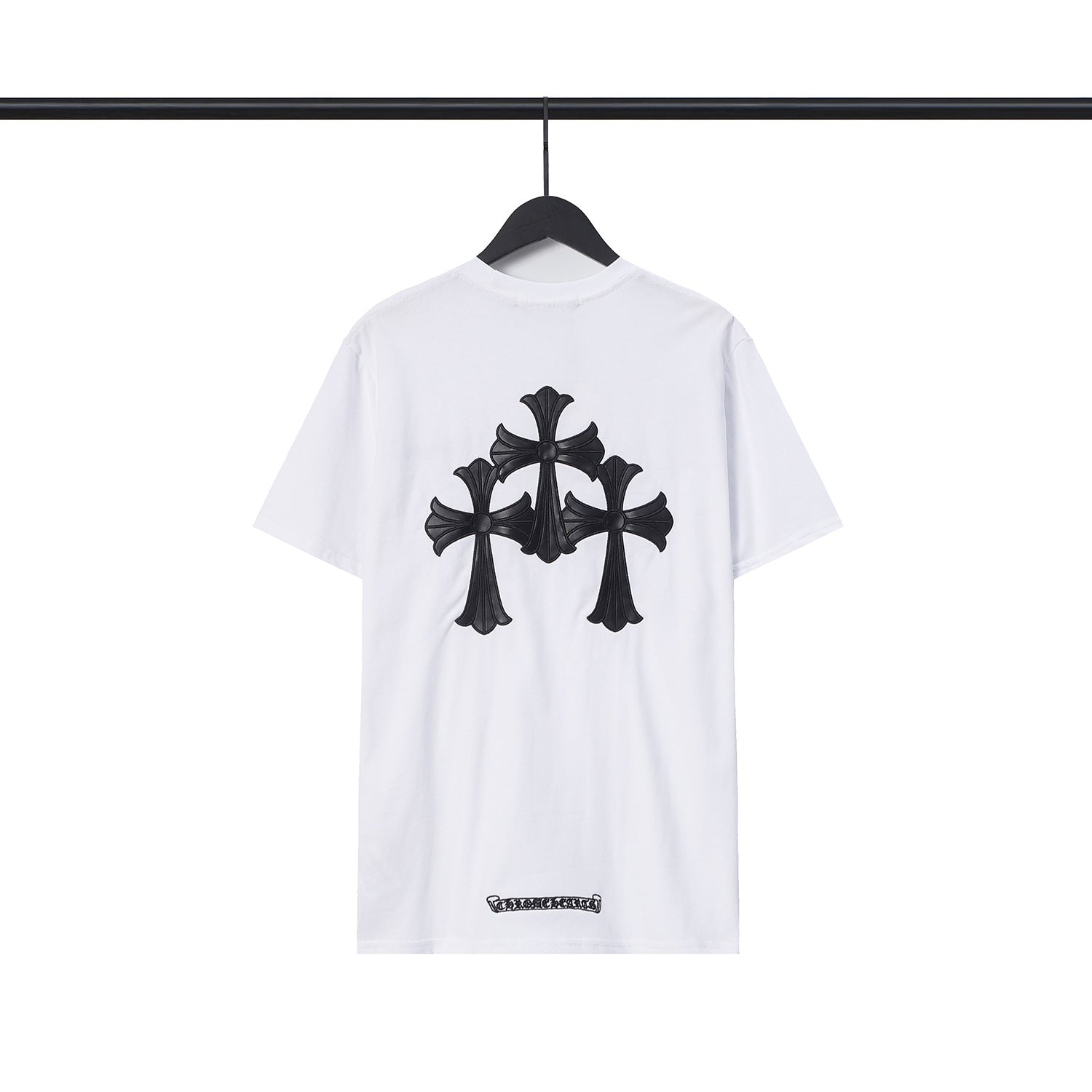 CHH Chrome Heart T Shirts Chrome Hearts Sanskrit Horseshoe Short Sleeve T-Shirt