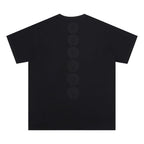 CHH Chrome Heart T Shirts Crowe Cross Print Short Sleeve T-Shirt Loose