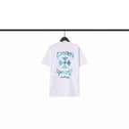 CHH Chrome Heart T Shirts Sanskrit Cross Print Embroidery Loose Short Sleeve T-Shirt