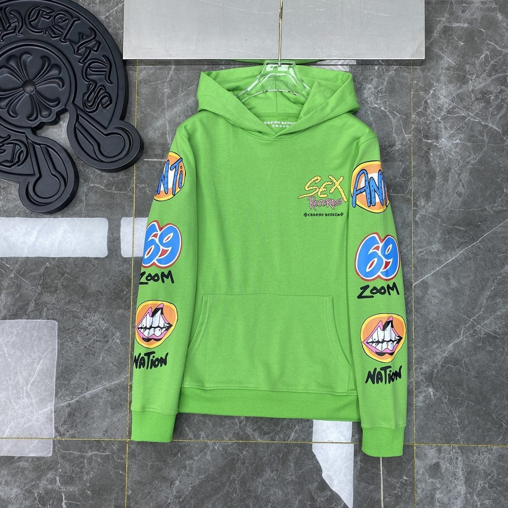 Chrome Heart Hoodie Chrome Hearts Sex Records hooded sweater