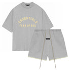 SS24 T-Shirt / Shorts / Set - Light Heather Grey