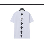 CHH Chrome Heart T Shirts Croix Cross Print Short Sleeve T-Shirt