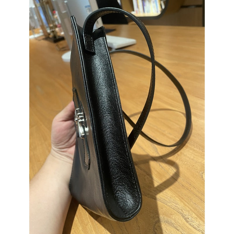 Chrome Heart Leather Bag Women's Bag Fashion Premium Sense