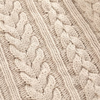 "Jazz" cable knit beige